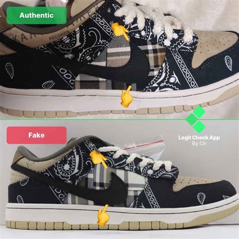 nike sb dunk travis scott real vs fake|travis scott dunks counterfeit.